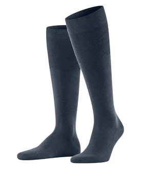 FALKE Kniestrümpfe Airport Dunkelblau/Blau