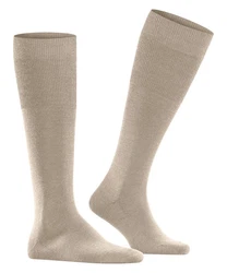 FALKE Kniestrümpfe Airport Beige/Weiß/Khaki