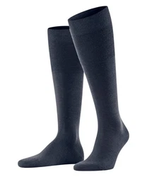 FALKE Kniestrümpfe Airport Dunkelblau/Blau