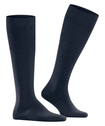 FALKE Kniestrümpfe Airport Dunkelblau/Blau