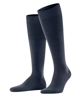 FALKE Kniestrümpfe Airport Dunkelblau/Blau