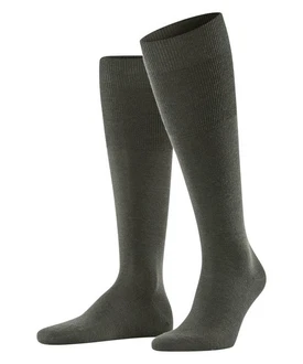 FALKE Kniestrümpfe Airport Dunkelgrün/Grün/Khaki