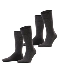 Esprit Socken Basic Easy 2-Pack mit druckfreiem Komfortbund 
