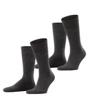 Esprit Socken Basic Easy 2-Pack mit druckfreiem Komfortbund 
