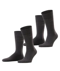 Esprit Socken Basic Easy 2-Pack mit druckfreiem Komfortbund 