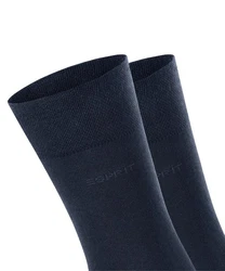 Esprit Socken Basic Easy 2-Pack mit druckfreiem Komfortbund 