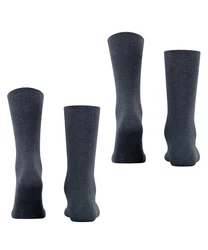 Esprit Socken Basic Easy 2-Pack mit druckfreiem Komfortbund 
