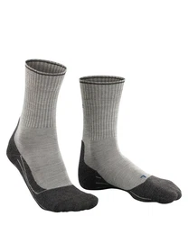 FALKE Wandersocken TK2 Explore Wool Silk  Hellgrau/Dunkelgrau/Grau/Beige