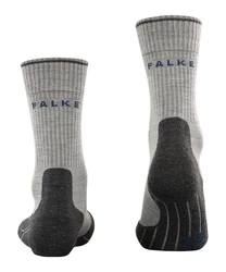 FALKE Wandersocken TK2 Explore Wool Silk  Hellgrau/Dunkelgrau/Grau/Beige
