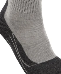 FALKE Wandersocken TK2 Explore Wool Silk  Hellgrau/Dunkelgrau/Grau/Beige