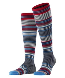 Kniestrmpfe Stripe (1-Paar) mit hohem Schurwoll-Anteil