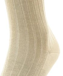 FALKE Kniestrümpfe Milano (1-Paar) Khaki/Beige/Weiß