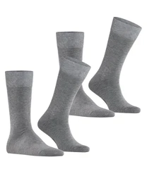 FALKE Socken 'Happy' Dunkelgrau/Grau/Hellgrau