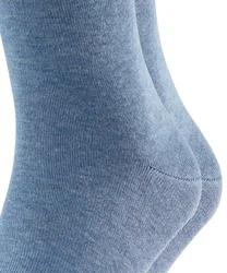 FALKE Socken 'Happy' Hellblau/Blau/Grau