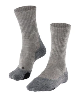 FALKE Wandersocken TK2 Explore Wool Hellgrau/Dunkelgrau/Grau/Beige/Braun