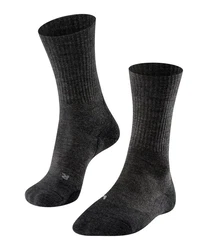 FALKE Wandersocken TK2 Explore Wool Schwarz/Dunkelgrau/Grau