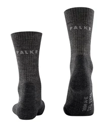 FALKE Wandersocken TK2 Explore Wool Schwarz/Dunkelgrau/Grau