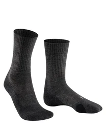 FALKE Wandersocken TK2 Explore Wool Schwarz/Dunkelgrau/Grau