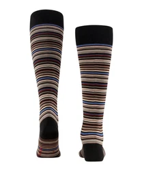 FALKE Kniestrümpfe Microblock Mischfarben/Beige/Schwarz/Rot/Bordeaux