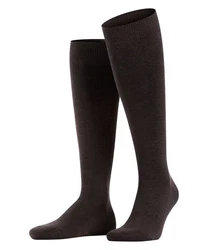 FALKE Kniestrümpfe Family Schwarz/Dunkelbraun