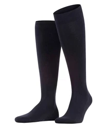FALKE Kniestrümpfe Family Schwarz/Dunkelblau/Blau
