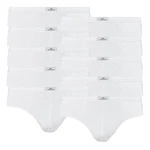 GTZBURG Slip Brief mit Logo am Bund Weiß/Creme/Grau