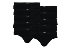 GTZBURG Slip Brief mit Logo am Bund Dunkelblau/Schwarz/Blau