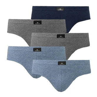 GTZBURG Slip Herren Slips Dunkelblau/Blau/Grau/Hellblau