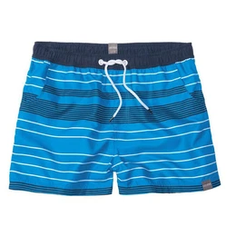 Badeshorts bergren kurze Badeshorts blau-wei gestreift von