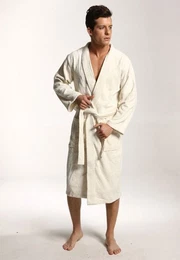 Bademantel Kimono, aus weicher Frottierware
