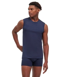 FALKE Tanktop 2-Pack Dunkelblau/Schwarz/Blau/Hellblau