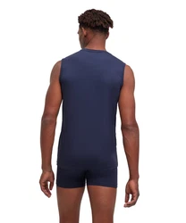 FALKE Tanktop 2-Pack Dunkelblau/Schwarz/Blau/Hellblau