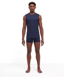 FALKE Tanktop 2-Pack Dunkelblau/Schwarz/Blau/Hellblau