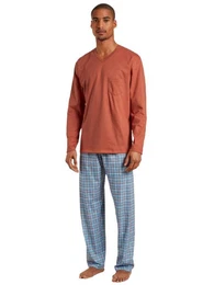 Pyjama Herrenpyjama 44484 redwood (1 Stck, 1 tlg., 1 Stck)