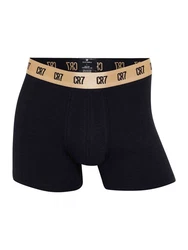 CR7 Retro Pants Herren Boxershorts Trunks Multipack Dunkelblau/Schwarz