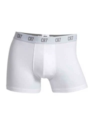 CR7 Retro Pants Herren Boxershorts Trunks Multipack Grau/Weiß