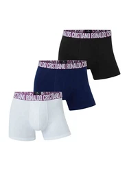 CR7 Retro Pants Herren Boxershorts Trunks Multipack Dunkelblau/Rosa/Hellblau/Blau/Lila