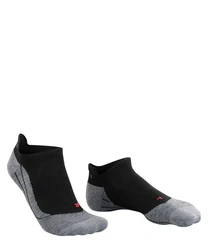 FALKE Wandersocken TK5 Wander Invisible Schwarz/Grau/Rot