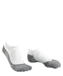 FALKE Laufsocken RU4 Endurance Invisible Weiß/Grau/Hellgrau/Rot