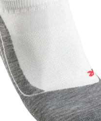 FALKE Laufsocken RU4 Endurance Invisible Weiß/Grau/Hellgrau/Rot