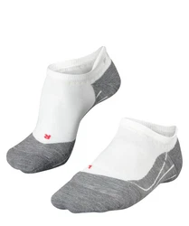 FALKE Laufsocken RU4 Endurance Invisible Weiß/Grau/Hellgrau/Rot