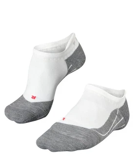 FALKE Laufsocken RU4 Endurance Invisible Weiß/Grau/Hellgrau/Rot FALKE Laufsocken RU4 Endurance Invisible Weiß/Grau/Hellgrau/Rot
