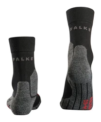 FALKE Laufsocken RU3 Comfort Schwarz/Rot/Dunkelgrau