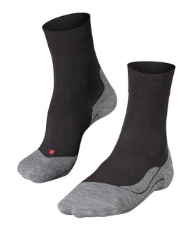 FALKE Laufsocken RU4 Endurance Schwarz/Dunkelgrau FALKE Laufsocken RU4 Endurance Schwarz/Dunkelgrau
