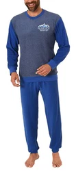 Normann Pyjama Herren langarm Schlafanzug (291) 29113573