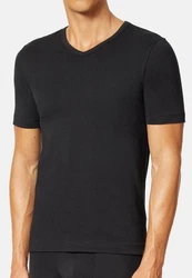 uncover by SCHIESSER Unterhemd Basic 4er Pack Schwarz/Grau/Dunkelgrau