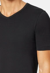 uncover by SCHIESSER Unterhemd Basic 4er Pack Schwarz/Grau/Dunkelgrau