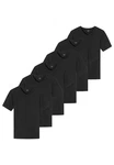 uncover by SCHIESSER Unterhemd 6er Pack Basic Schwarz/Grau/Dunkelgrau