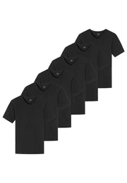 Unterhemd 6er Pack Basic (Spar-Set, 6-St) Unterhemd / Shirt Kurzarm - Baumwolle -