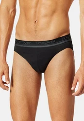 uncover by SCHIESSER Slip Basic Spar-Set Rio Slip Schwarz/Dunkelgrau/Grau